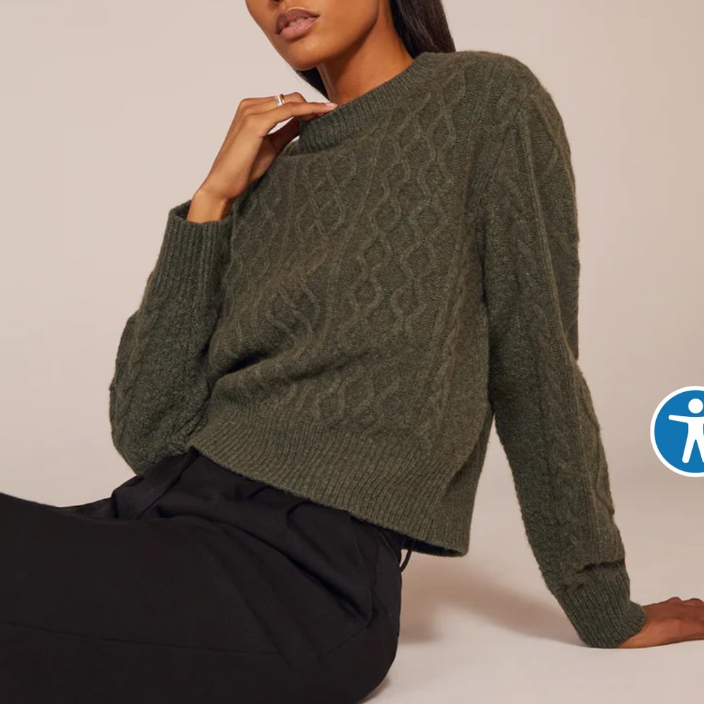 Favorite Daughter Cable Pullover Sweater